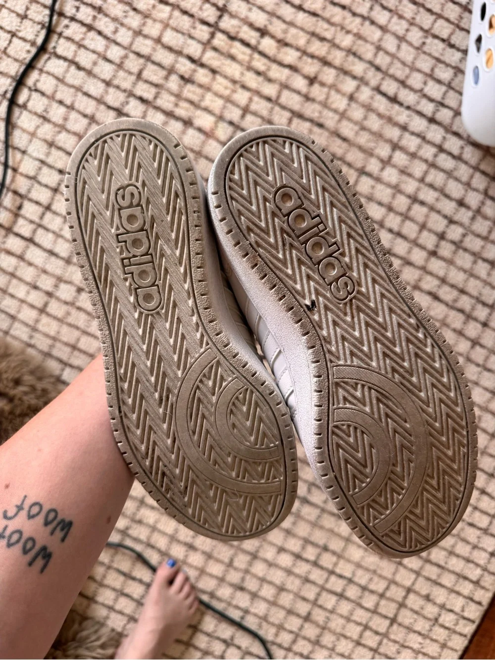 adidas White Low-Top Women's Sneakers
